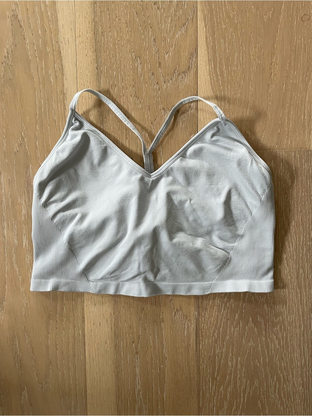 Zella Seamless Longline Sports Bra XL Blue Dawn